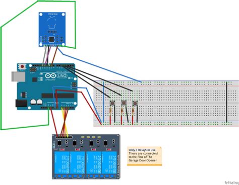 4 channel relay fritzing